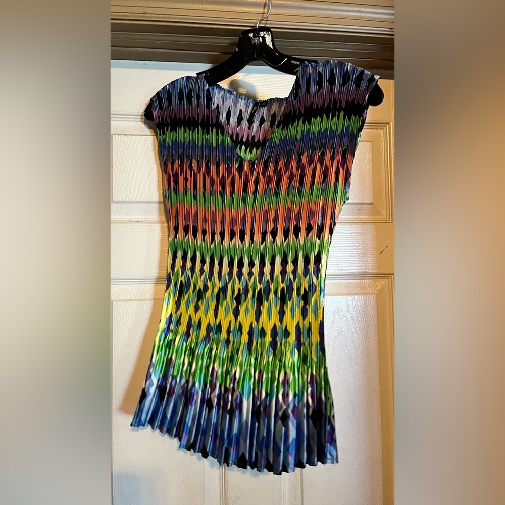 Silk pleated